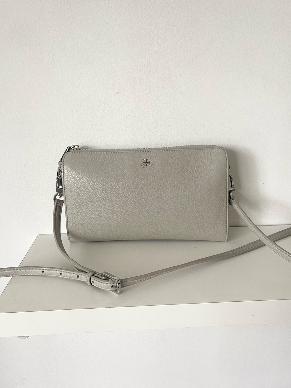 Tory Burch Gray Crossbody Bag